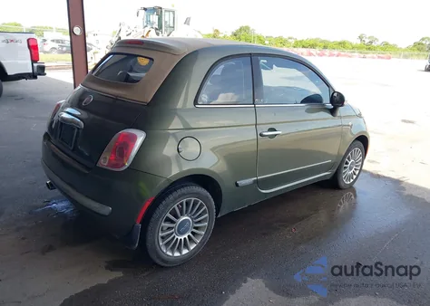 2012 Fiat 500C Lounge из США, поврежденный, VIN 3C3CFFERXCT207805